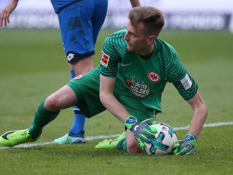 Torwart Lukas Hradecky. Foto: Thomas Frey