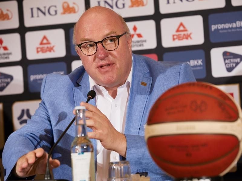 Ärgert sich über die Niederlagen des DBB-Teams bei der WM in China: Verbandspräsident Ingo Weiss. Foto: Georg Wendt