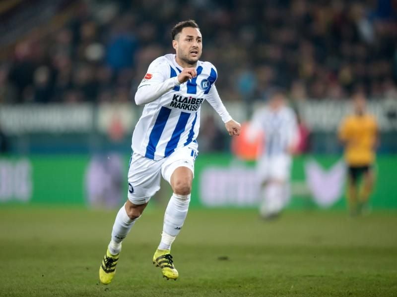 Manuel Torres kommt vom KSC nach Fürth. Foto: Thomas Eisenhuth