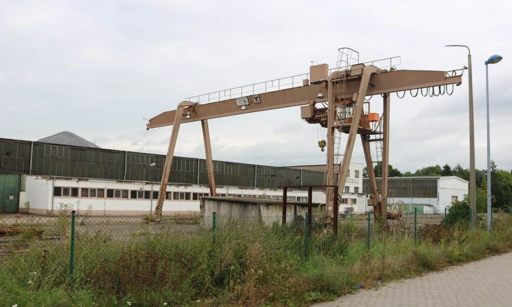 Blick auf das Gewerbegebiet Weinlager