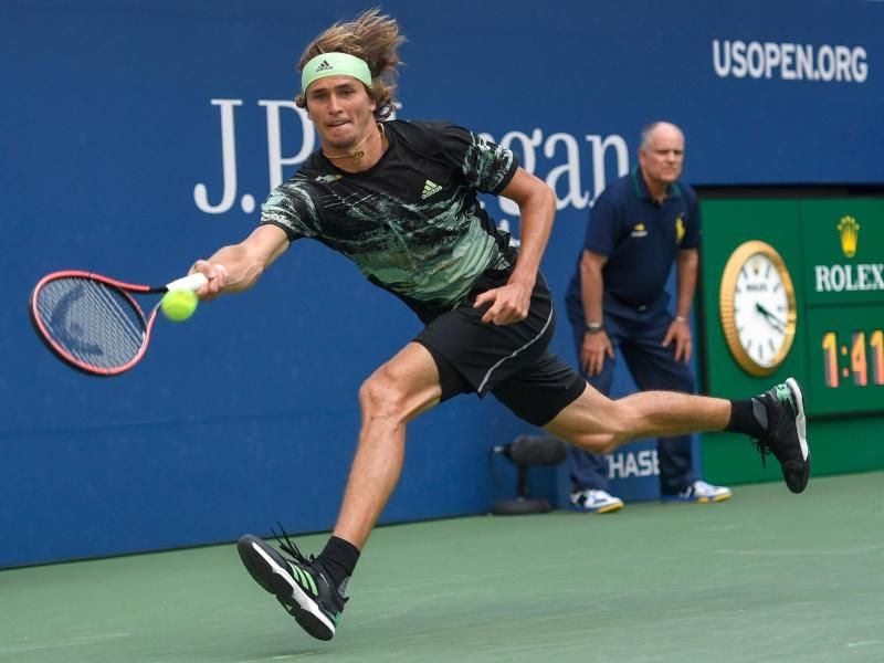 Steht bei den US Open erstmals im Achtelfinale: Alexander Zverev. Foto: Sarah Stier/AP