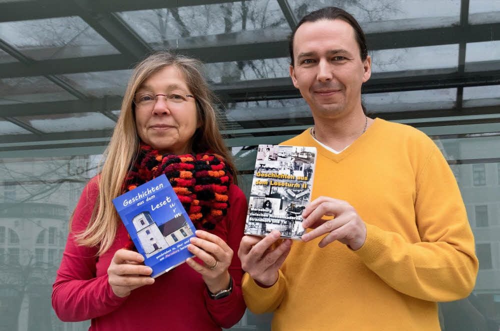 Zwei Bände haben Katharina Mälzer und Pierre Kynast im Rahmen des Leseturm-Projektes bereits veröffentlicht.