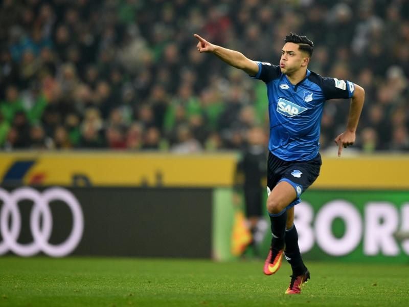Hoffenheims Nadiem Amiri sichert den Gästen einen Punkt. Foto: Jonas Güttler