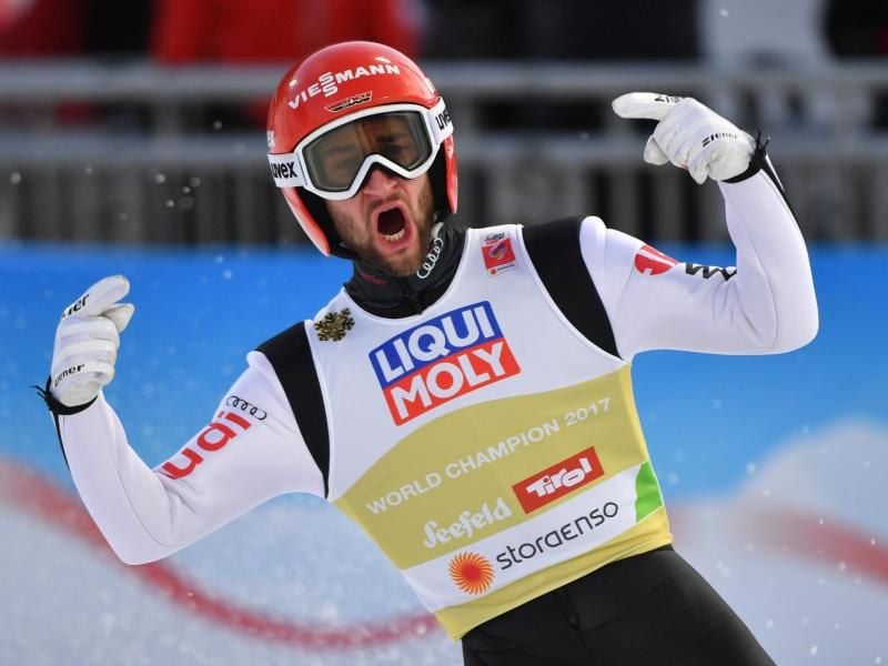 Freut sich auf den Weltcup-Start in Wisla: Markus Eisenbichler. Foto: Hendrik Schmidt/zb/dpa