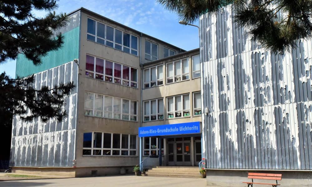 Mit dem Charme der DDR-Zeit: die Uichteritzer Grundschule