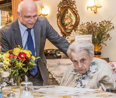 Lisbeth Betz feiert 102. Geburtstag.