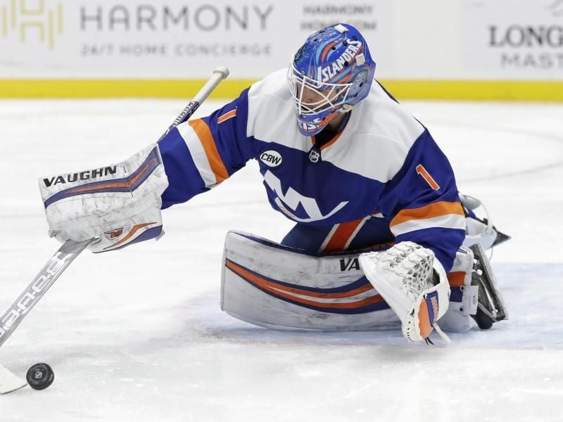 Ist mit den New York Islanders in den Playoffs ausgeschieden: Thomas Greiss. Foto: Kathy Willens/AP