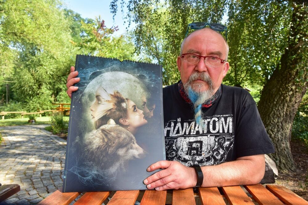 Frank Fiedler zeigt gegenwärtig in der Roßlauer Ölmühle „Fantasie in Bildern“.