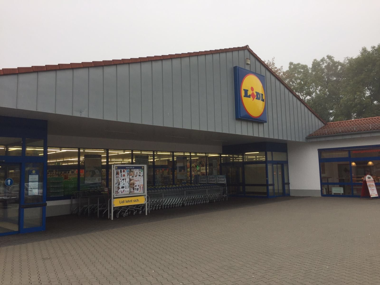 Der Lidl-Markt in Mansfeld.