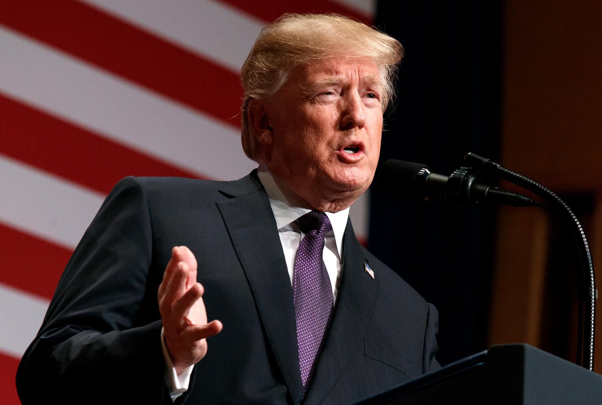 Der 45. Präsident der Vereinigten Staaten von Amerika: Donald J. Trump