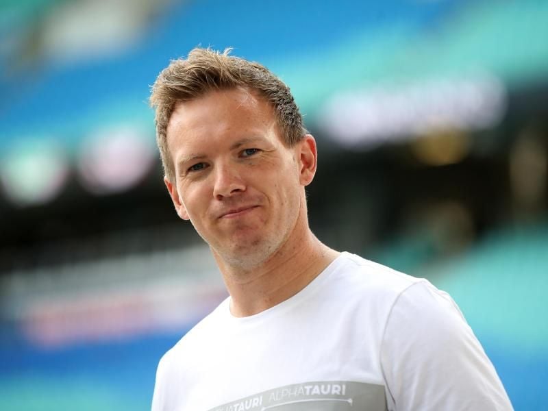 RB Leipzig und Julian Nagelsmann fühlen sich bereit für das Duell mit Paris Saint-Germain und dessen Coach Thomas Tuchel. Foto: Alexander Hassenstein/Getty Images Europe/Pool/dpa/Archivbild