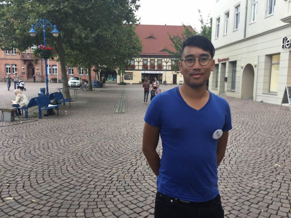 Quan Nguyen war zum ersten Mal in seinem Leben in Bitterfeld.