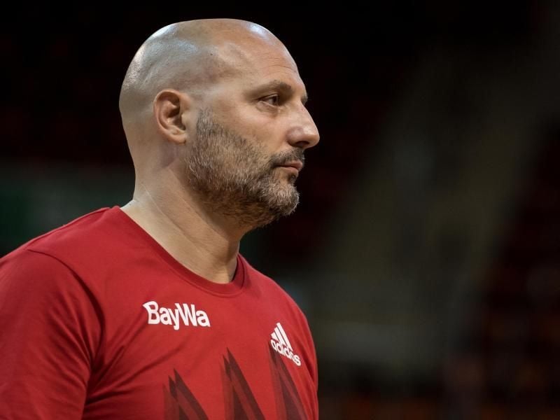 Trainer Sasa Djordjevic kassierte mit den Bayern-Basketballern eine Heimniederlage. Foto: Sven Hoppe