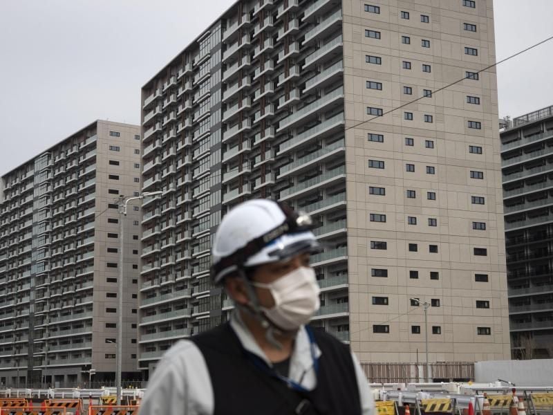 Das Olympische Dorf in Tokio soll ein Anti-Corona-System erhalten. Foto: Jae C. Hong/AP/dpa