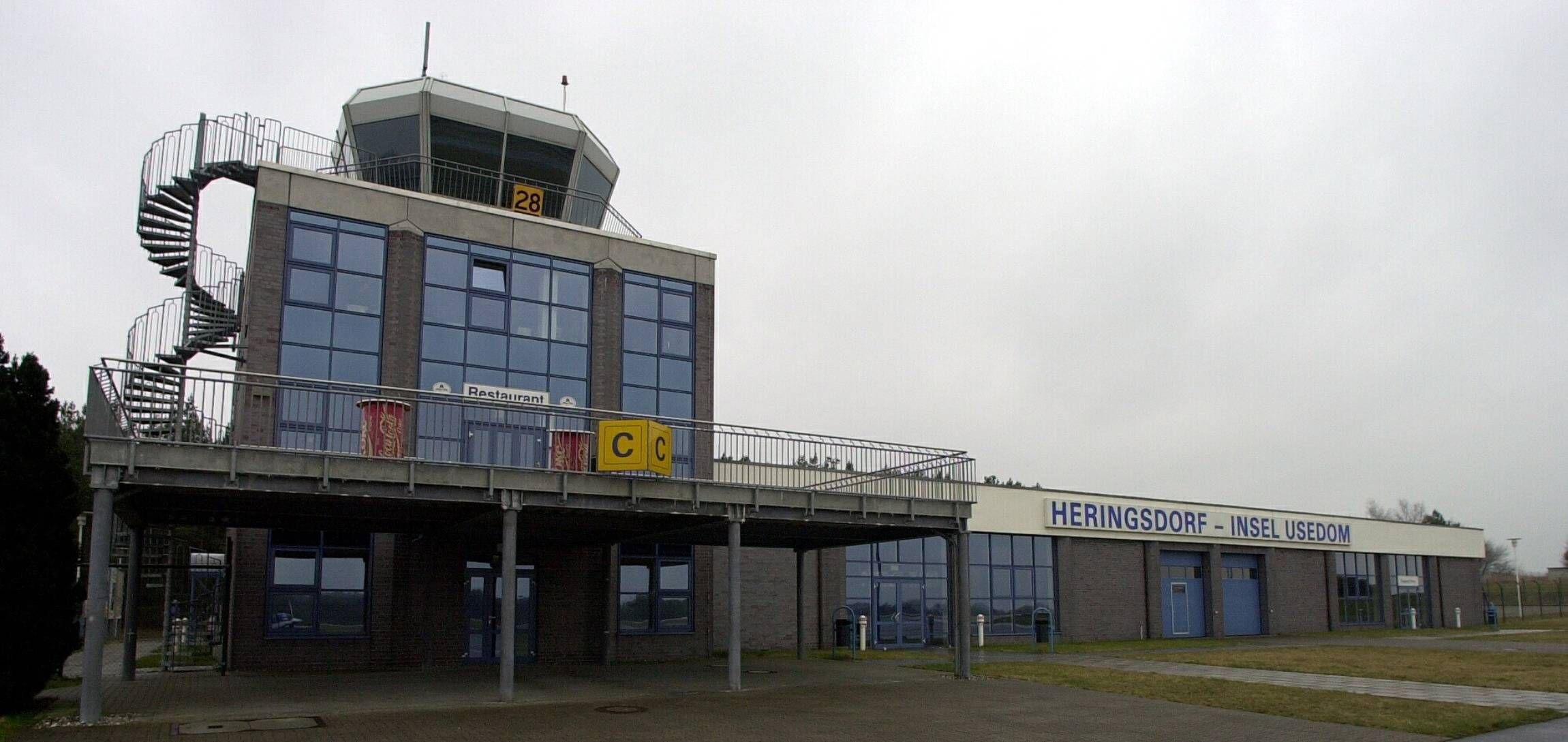 Der Flughafen in Heringsdorf