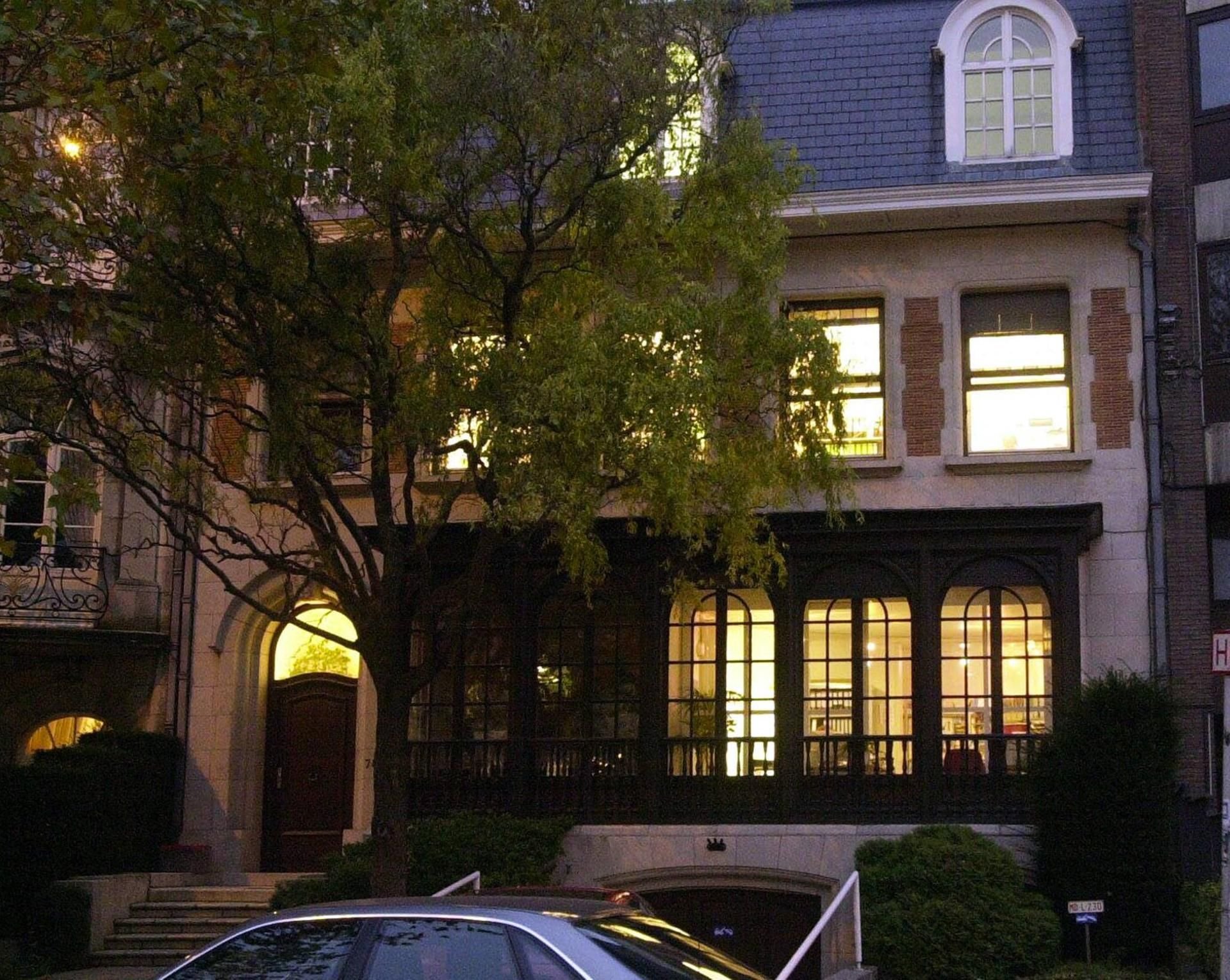 Die ehemalige Botschaft der DDR am Boulevard Saint-Michel in Brüssel.