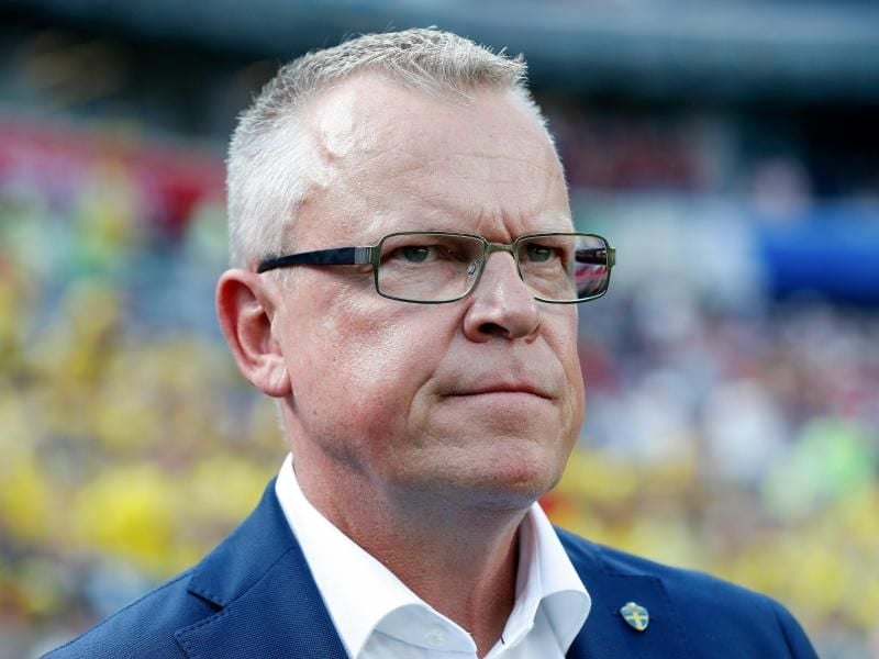 Trainer Janne Andersson hat schwedische Nationalmannschaft neu geformt. Foto: Pavel Golovkin/AP