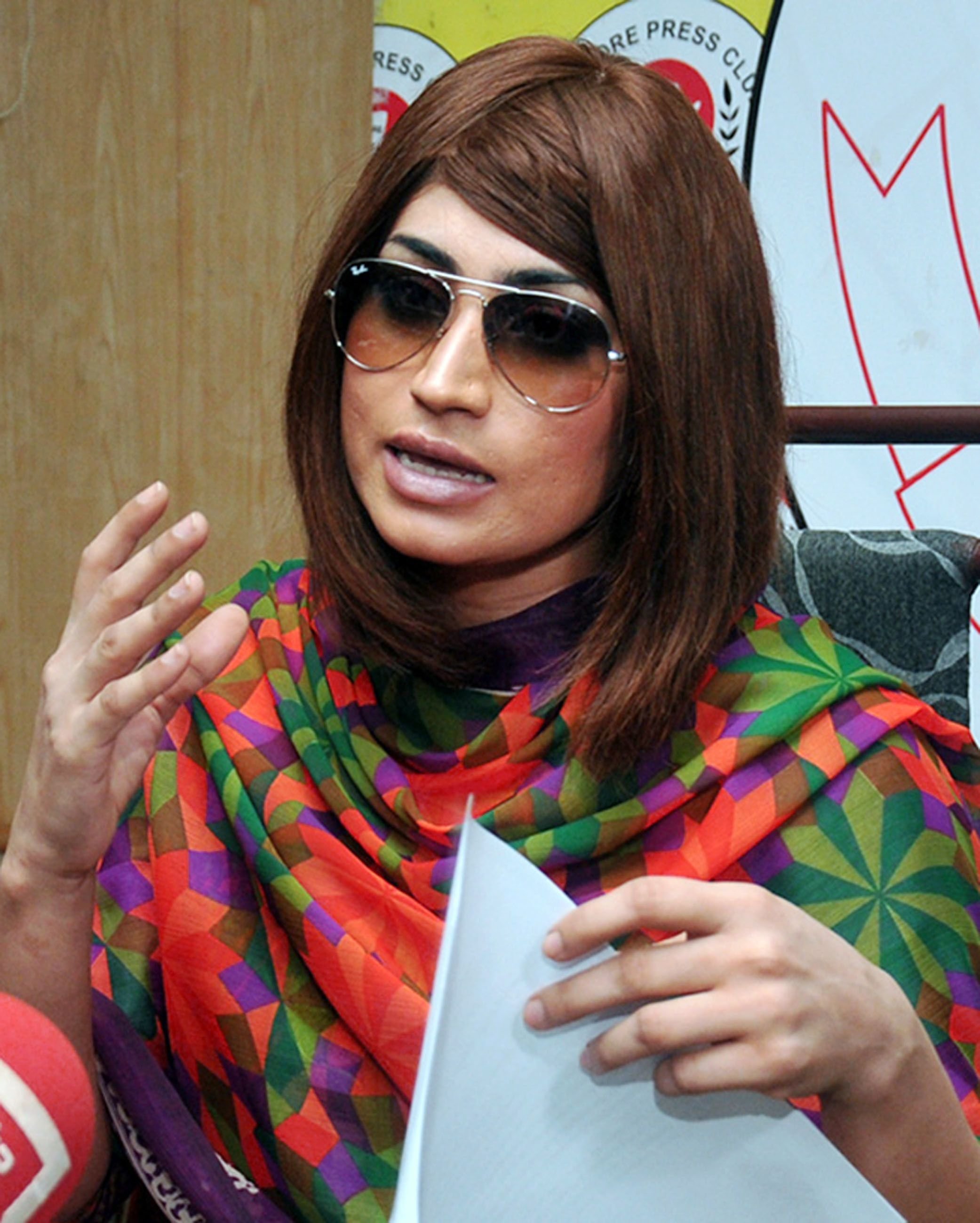 Qandeel Balochs Videos wurden millionenfach geklickt.