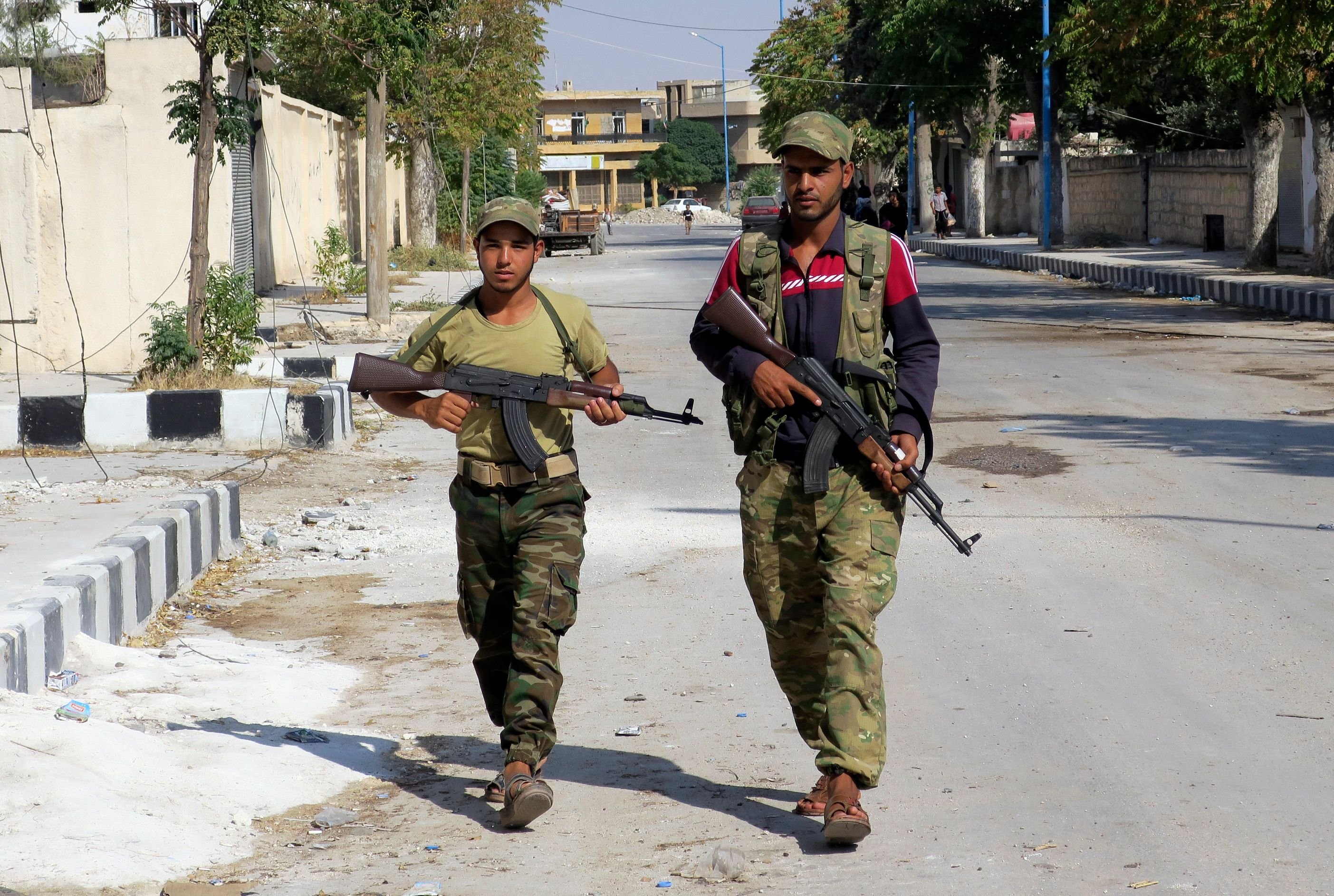 Kämpfer der syrischen Rebellen