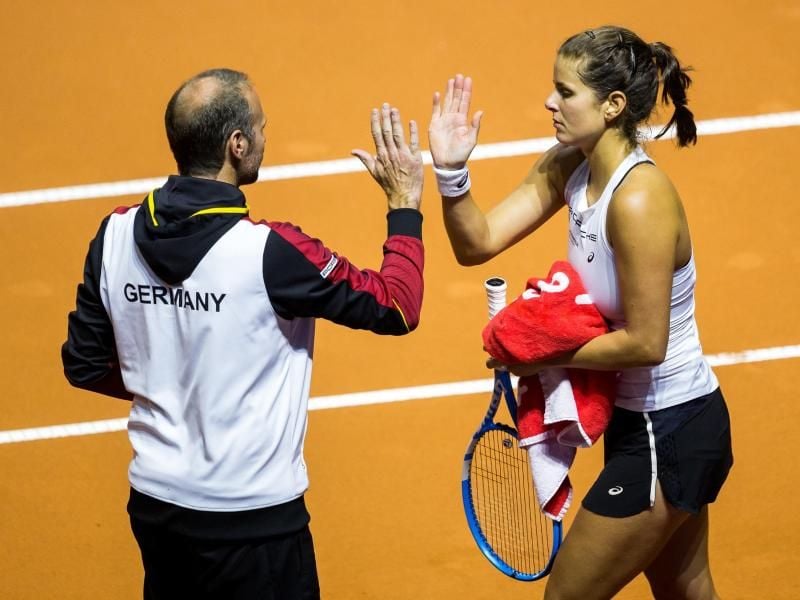 Julia Görges hat sich von ihrem Trainer Jens Gerlach getrennt. Foto: Thomas Niedermüller/dpa