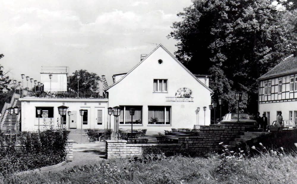 Blick auf die Walkmühle in Sangerhausen.