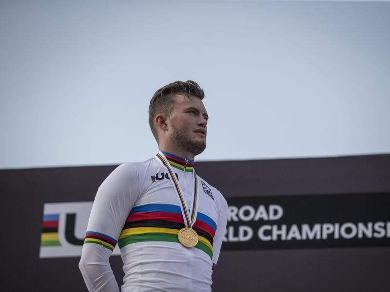 Marco Mathis wurde in Doha U23-Zeitfahr-Weltmeister. Foto: Oliver Weiken