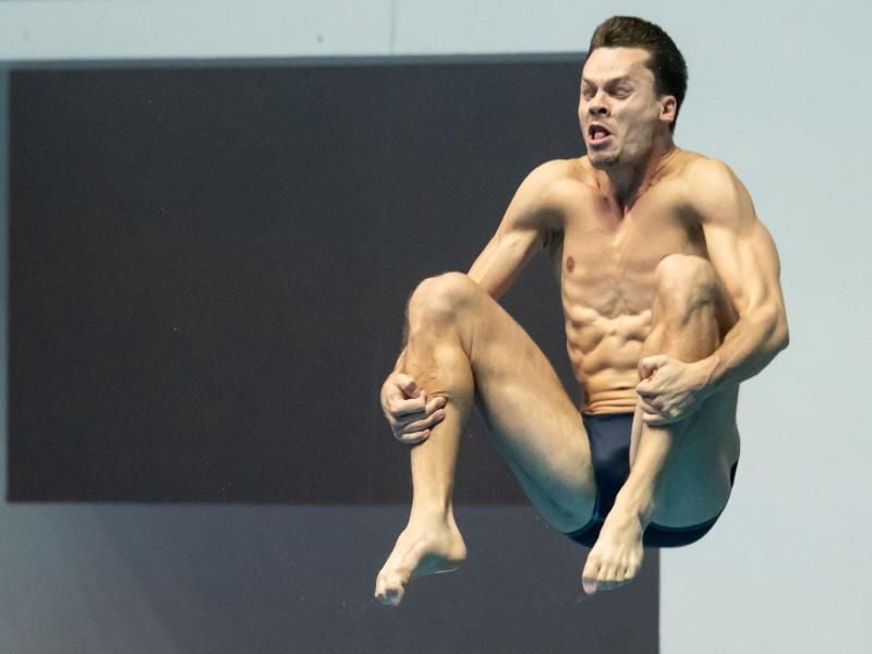 Springt in der Ukraine um Edelmetall: Patrick Hausding. Foto: Bernd Thissen
