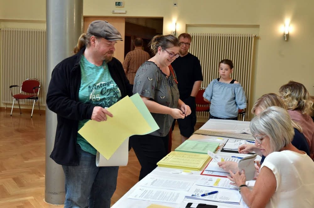 Zur Kommunalwahl im Mai standen die Weißenfelser im Kulturhaus teils Schlange.