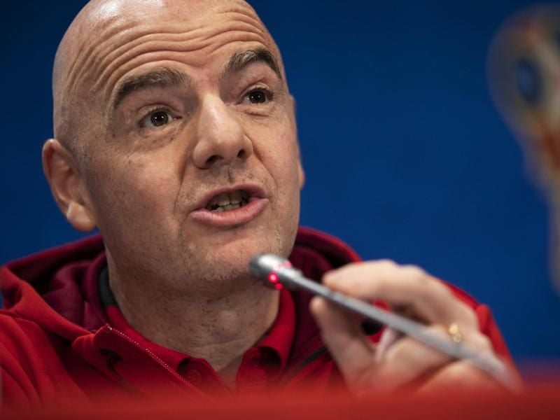 FIFA-Präsident Gianni Infantino forciert Überlegungen zu einer Ausweitung der WM 2022. Foto: Francisco Seco/AP