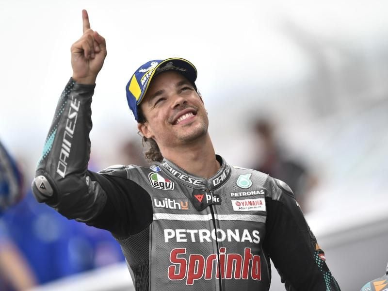 Siegte in Alcaniz: Franco Morbidelli. Foto: Jose Breton/AP/dpa
