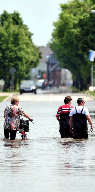 Vor fünf Jahren gab es unter anderem in Elster große Flutschäden.
