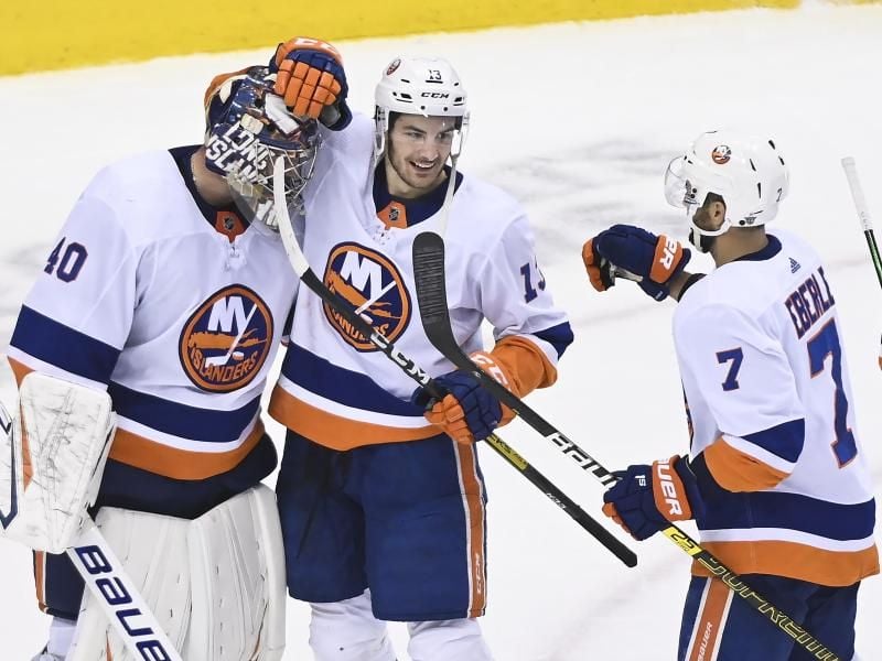 Die New York Islanders haben die zweite Runde der NHL-Playoffs erreicht. Foto: Nathan Denette/The Canadian Press/AP/dpa