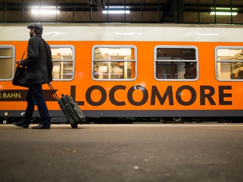 Locomore verfügt bislang über nur einen Zug. Das Unternehmen wurde über Crowdfunding finanziert. Foto: Christoph Schmidt