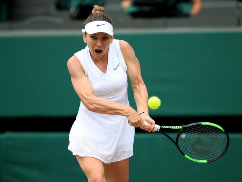 Simona Halep setzte sich in zwei Sätzen im Finale gegen Serena Williams durch. Foto: Adam Davy/PA Wire