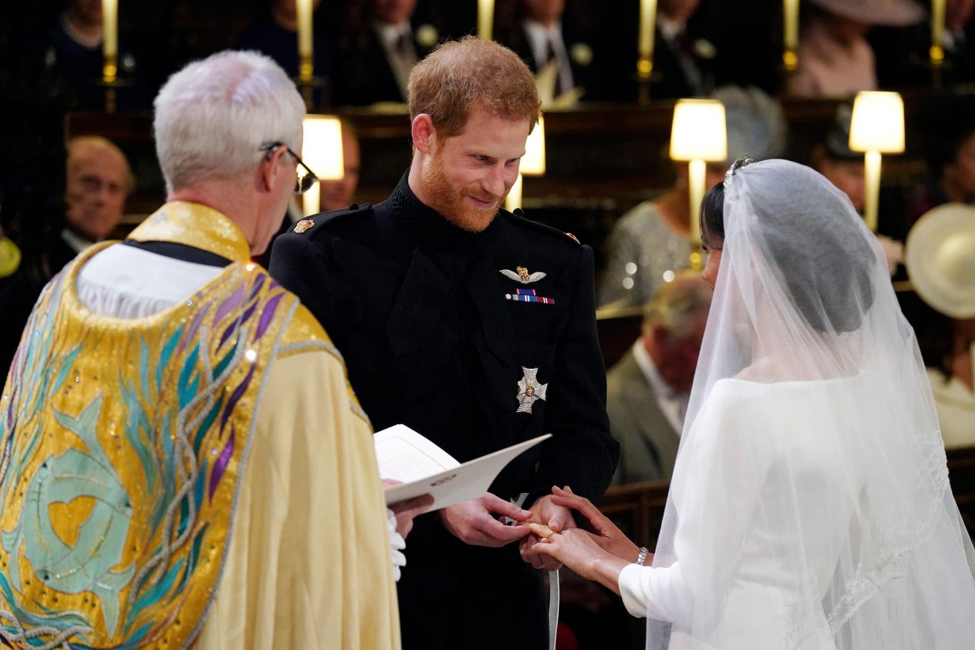 Der Ehering besiegelt das Glück von Prinz Harry und seiner Meghan.