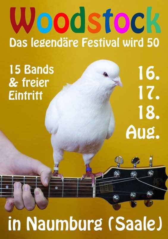 Das Plakat für das Festival im August in Naumburg ist schon fertig.