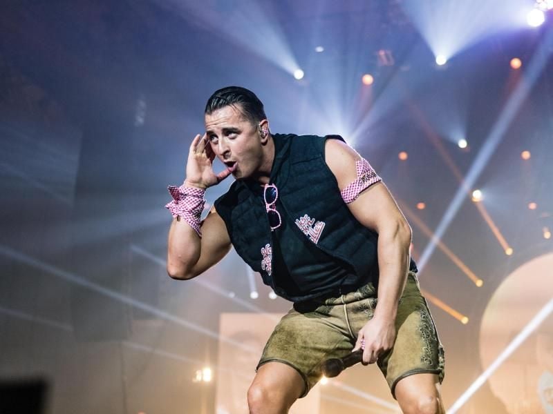 Andreas Gabalier bei einem Konzert in Innsbruck 2018. Foto: Stefan Adelsberger