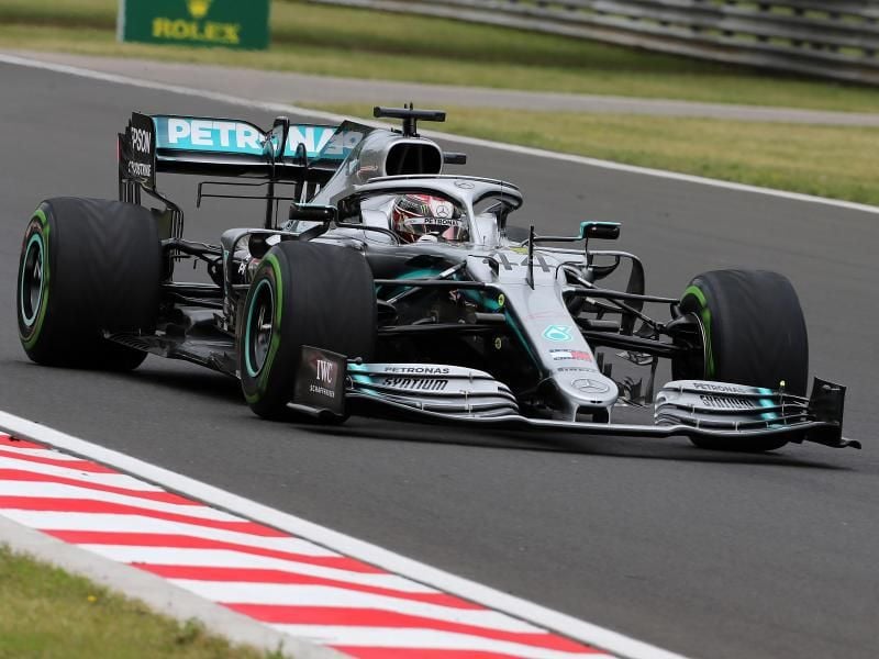Lewis Hamilton furh beim letzten Training vor dem Qualifying in Ungarn Streckenrekord. Foto: -/Photo4/Lapresse via ZUMA Press/
