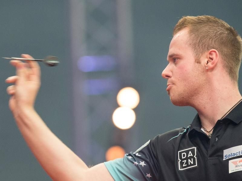 Deutschlands bester Darts-Spieler: Max Hopp. Foto: Friso Gentsch
