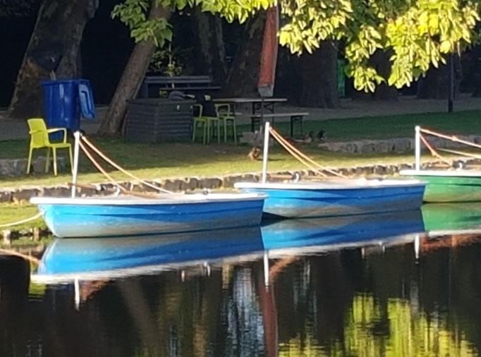 Auch vier Ruderboote sind im Laga-Ausverkauf in Burg im Angebot.