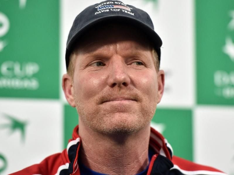 Hört als Kapitän des US-David-Cup-Teams auf: Jim Courier. Julian Smith/AAP Foto: Julian Smith