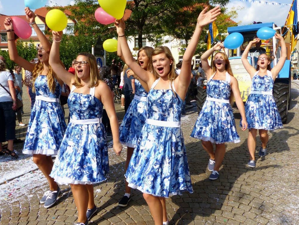 Das Lauchaer Jugendballett ist gut drauf.