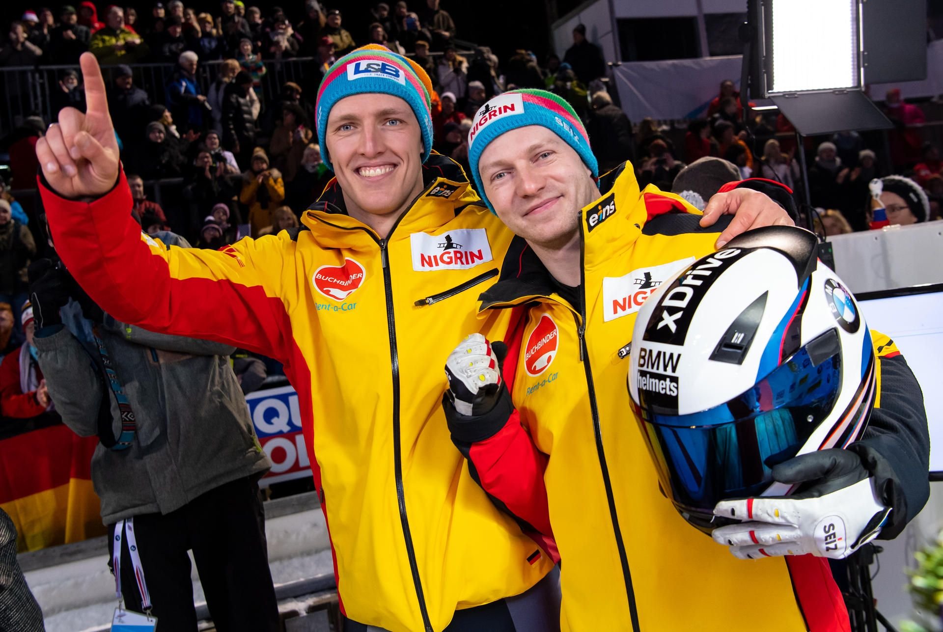 Thorsten Margis (l.) und Francesco Friedrich sind im Zweierbob ein starkes Team.