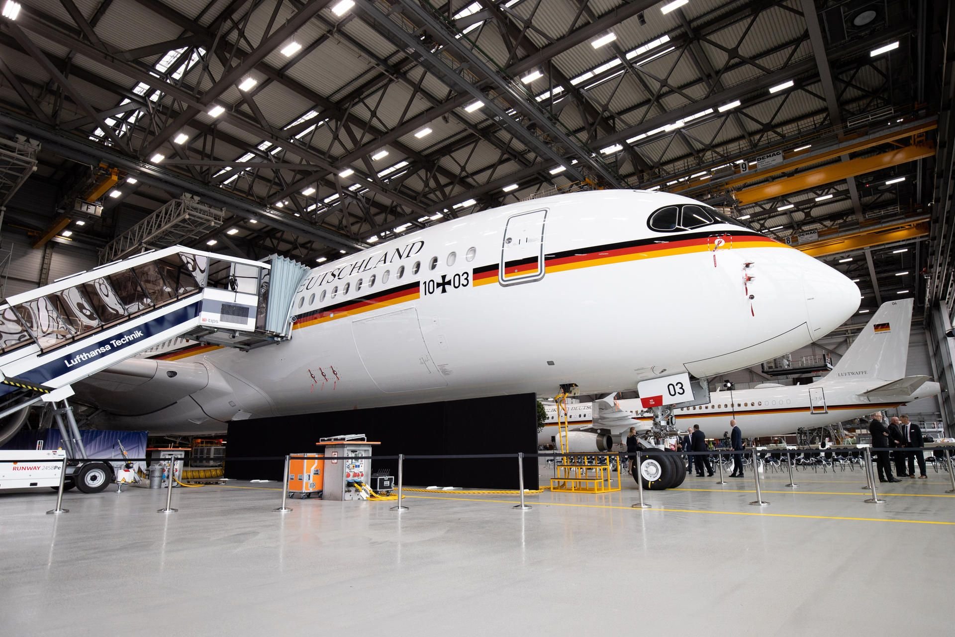 Der neue Airbus A350 der Bundeswehr.