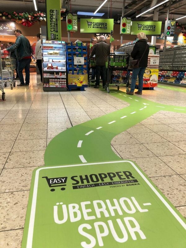 Der Weg zur Easy-Shopper-Kasse
