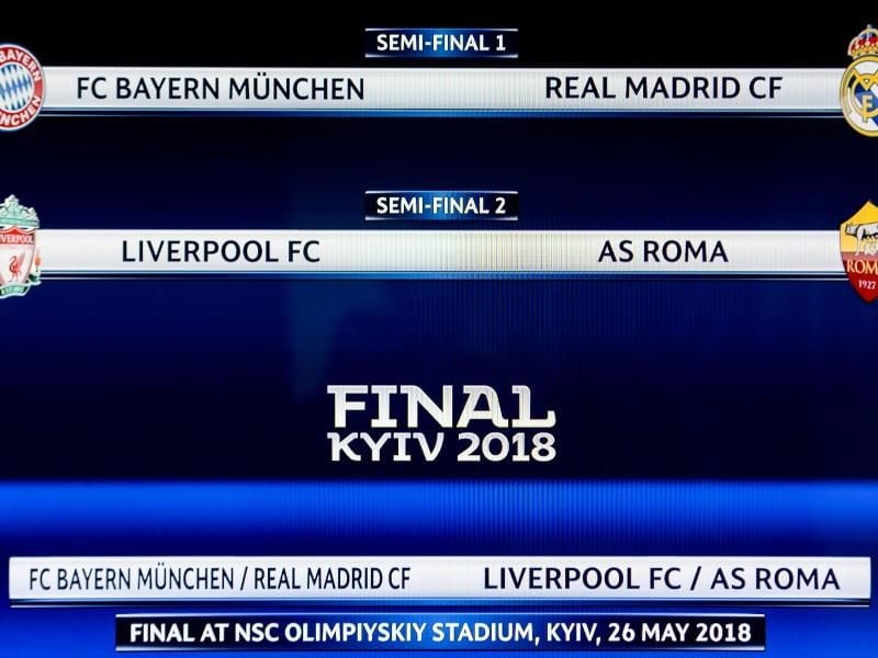 Der FC Bayern München trifft im Halbfinale der Champions League auf Real Madrid. Foto: Jean-Christophe Bott/KEYSTONE