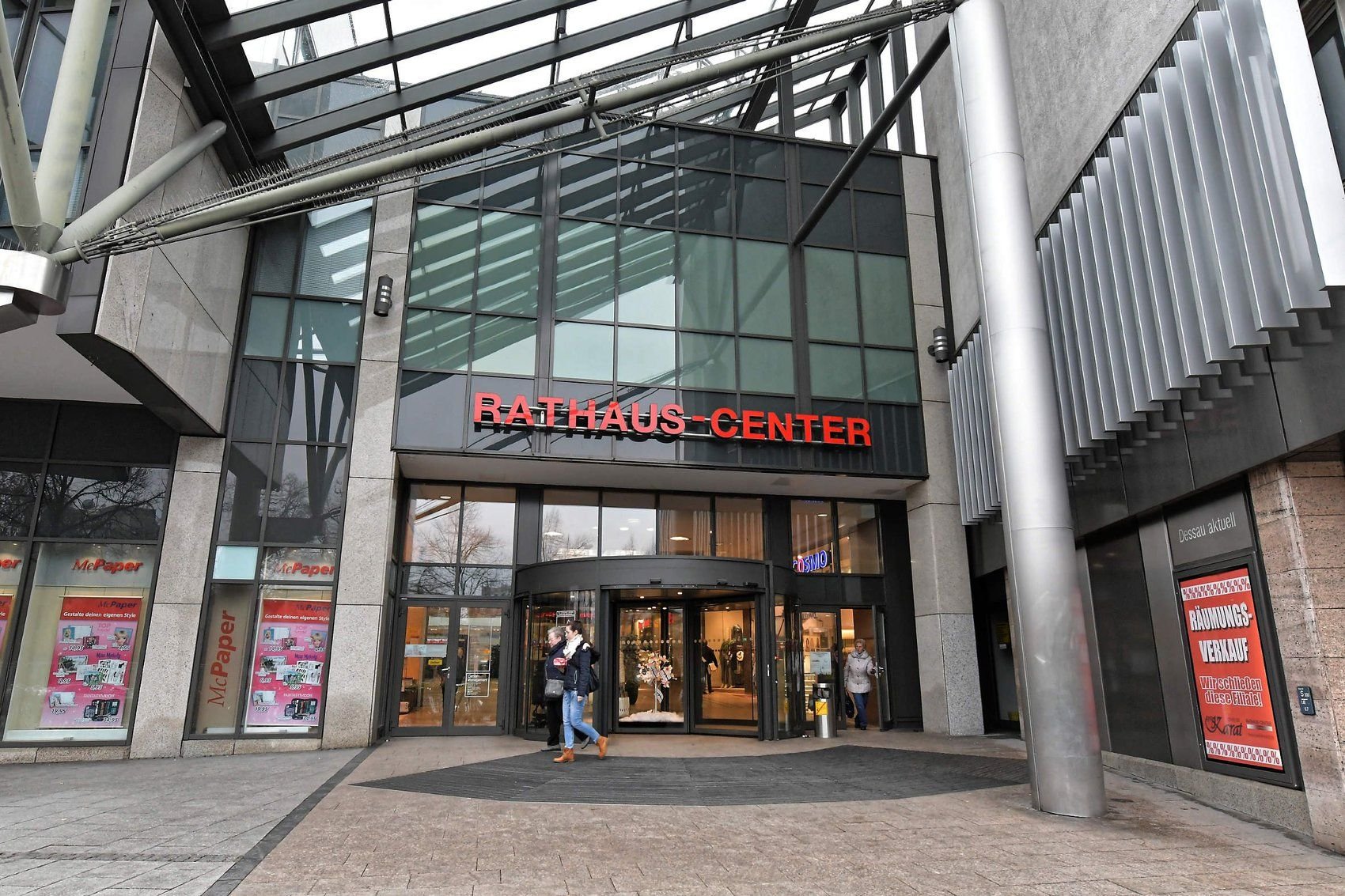 Das Rathauscenter in der Dessauer Kavalierstraße