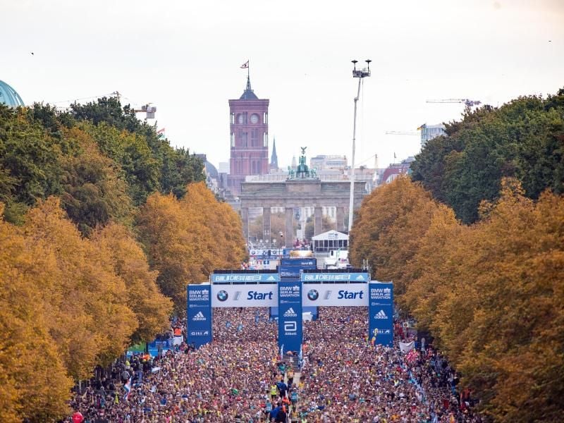 Der Berlin-Marathon wird im diesem Jahr nicht stattfinden. Foto: Soeren Stache/dpa-Zentralbild/dpa
