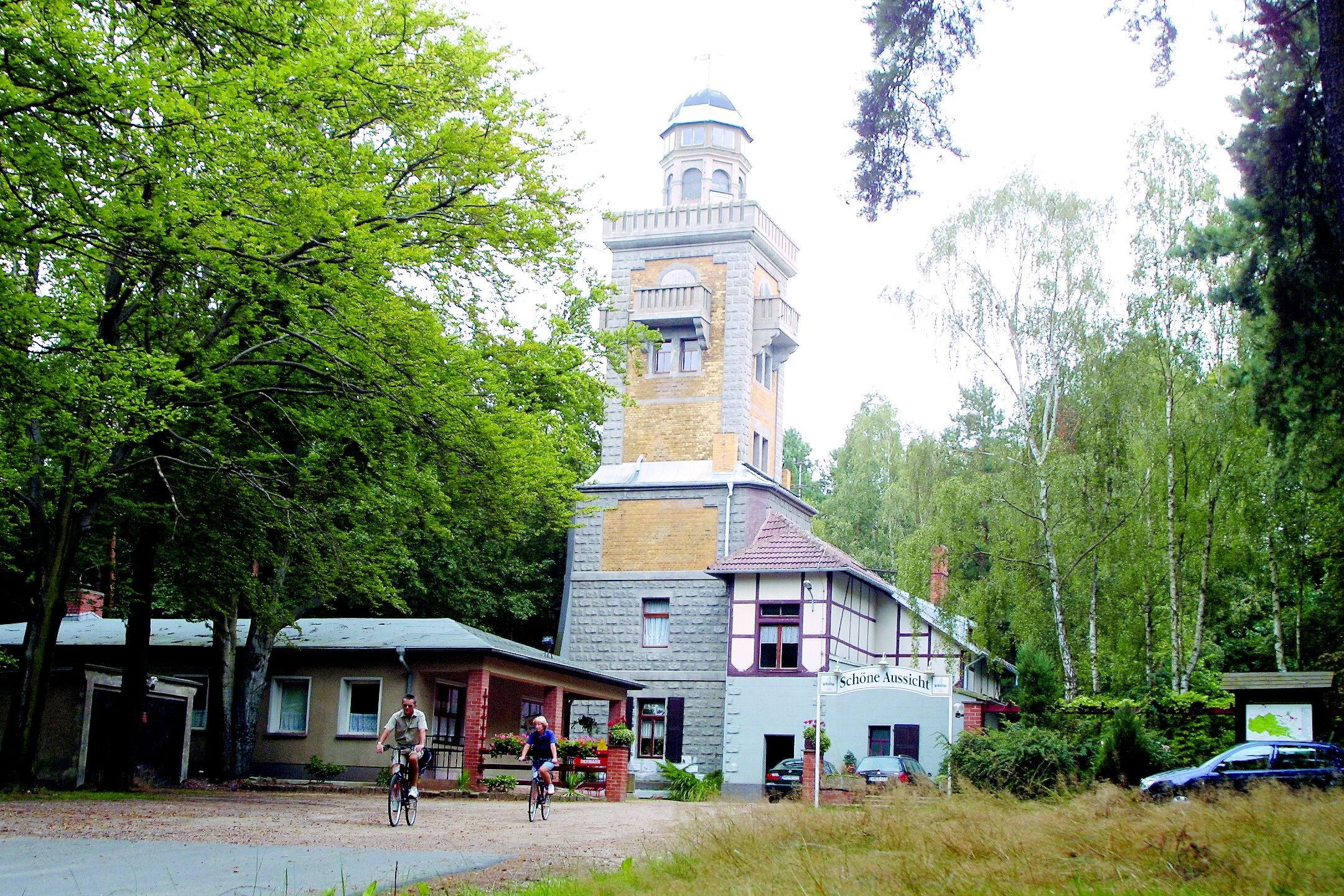 Die Ausflugsgaststätte "Schöne Aussicht" in Bad Schmiedeberg