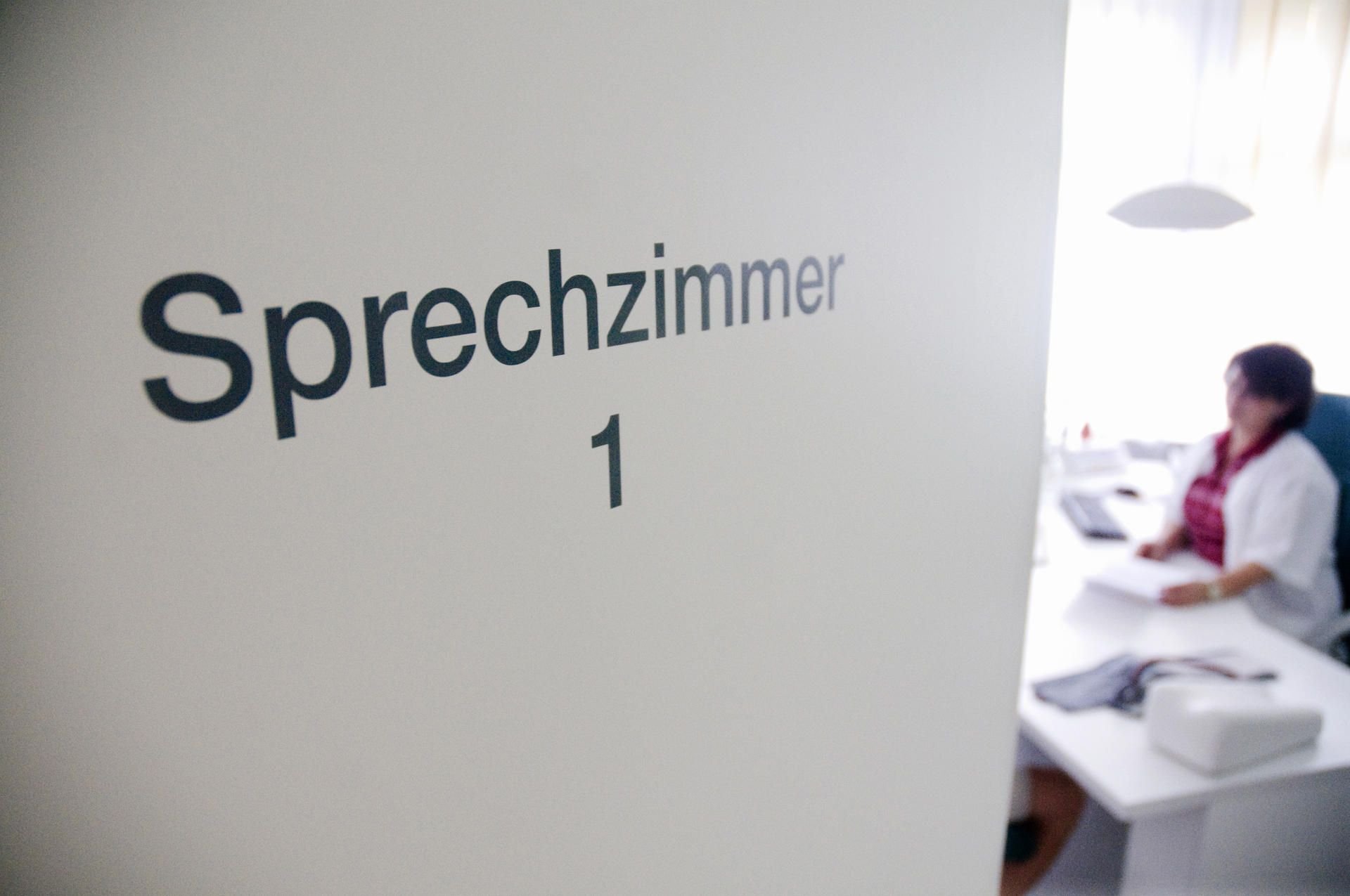 Eine Arztpraxis.